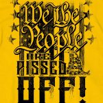 Hot Leathers GMD1507 Men’s Yellow We The People Are Pissed Off T-Shirt - Image 4