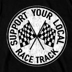 Hot Leathers Men’s Support Your Local Race Track T-Shirt GMD1511 - Image 4