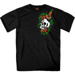 Hot Leathers Men’s Respect All Fear None Skull Tattoo T-Shirt GMD1514 - Image 2