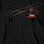 Hot Leathers GMD1520 Men’s Black The Best Defense 2nd Amendment Short Sleeve T-Shirt - Image 4