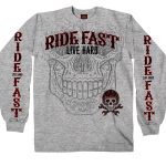 Hot Leathers GMD2480 Men’s Sugar Wrenches Ash Long Sleeve Shirt