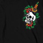Hot Leathers GMD2514 Men’s Black Respect All Fear None Long Sleeve T-Shirt - Image 3