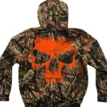 Mossy Oak and Hot Leathers GMD4471 Mens Limited Edition Mashup Skull Jungle Camo Hoodie Sweatshirt - Image 3