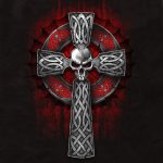 Hot Leathers GMD5022 Mens ‘Celtic Cross’ Sleeveless Denim Black Shirt - Image 5