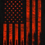 Hot Leathers GMD5430 Mens Black Flag Bullets Sleeveless Black Denim Shir - Image 2
