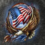 Hot Leathers GMD5472 Men’s Hoop Eagle Dyed Sleeveless Denim Shirt - Image 4
