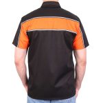 Hot Leathers GMM1004 Men’s Mechanics 2-Tone Sides Button Up Heavy-Duty Work Shirt for | Classic Mechanic Work Shirt - Image 4