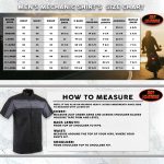 Hot Leathers GMM1006 Men’s 2 Tone Stripe Black and Gray Button Up Heavy-Duty Work Shirt for | Classic Mechanic Work Shirt - Image 3