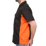 Hot Leathers GMM1008 Men’s 2 Tone Lowsides Button Up Heavy-Duty Work Shirt for | Classic Mechanic Work Shirt - Image 4