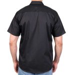 Hot Leathers GMM1009 Men’s Mechanic Black Button Up Heavy-Duty Work Shirt for | Classic Mechanic Work Shirt - Image 5
