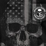 Hot Leathers GMP1388 Men’s ‘Patriotic Skull Pocket’ Black T-Shirt - Image 3