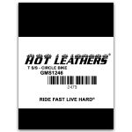 Hot Leathers GMS1246 Men’s Black ‘Circle Bike – Ride Fast-Live Hard’ T-Shirt - Image 3