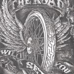 Hot Leathers GMS1325 Men’s ‘Flying Wheel’ Charcoal Heather T-Shirt - Image 3
