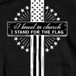 Hot Leathers GMS1398 Men’s ‘Kneel in the Church ‘Short Sleeve Black T-Shirt - Image 3