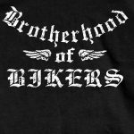 Hot Leathers GMS1448 Mens Brotherhood of Bikers Black T-Shirt - Image 2