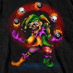 Hot Leathers GMS1526 Men’s Black Short Sleeve Juggler T-Shirt - Image 2