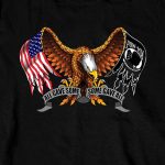 Hot Leathers GMS2024 Men’s ‘Some Gave All’ Long Sleeve Black Shirt - Image 2