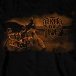Hot Leathers GMS2148 Men’s ‘Coolin’ Long Sleeve Black Shirt - Image 3