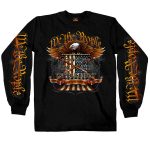 Hot Leathers GMS2358 Men’s ‘We the People’ Long Sleeve Black Shirt - Image 3