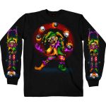 Hot Leathers GMS2526 Men’s Black Long Sleeve Juggler T-Shirt