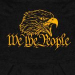 Hot Leathers GMS4485 Men’s Black ‘We the People’ Hoodie with Pocket - Image 2