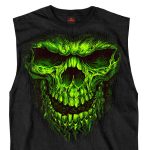 Hot Leathers GMT3201 Men’s Black ‘Shredder’ Sleeveless Tank Top Shirt