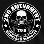 Hot Leathers GMT3207 Men’s Shooter 2nd Amendment Black Sleeveless Tank Top Shirt - Image 2
