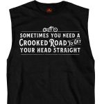 Hot Leathers GMT3438 Men’s Shooter Crooked Road Sleeveless Black Tank Top Shirt - Image 3