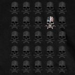 Hot Leathers GMT3440 Men’s Shooter Skull Pattern Sleeveless Black Tank Top Shirt - Image 2