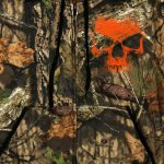 Men’s Mossy Oak & Hot Leathers Mashup Jungle Skull Camo Zipper Hoodie GMZ4471 - Image 3