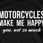 Hot Leathers GSB359 Men’s ‘You Not So Much’ Black Short Sleeve T-Shirt - Image 3