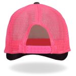 Hot Leathers GSH1001 Middle Finger Grey and Pink Trucker Hat - Image 4