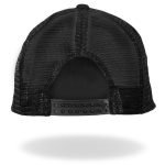 Hot Leathers GSH1004 Middle Finger Black Trucker Hat - Image 2