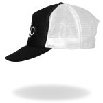 Hot Leathers GSH1009 Knuckles Black and White Trucker Hat - Image 6
