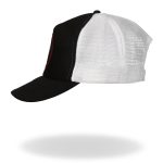 Hot Leathers GSH1012 Rooster Black and White Trucker Hat - Image 6