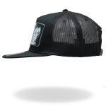 Hot Leathers GSH1019 Black ‘Assassin Rider’ Snap Back Hat - Image 3