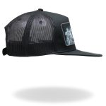 Hot Leathers GSH1019 Black ‘Assassin Rider’ Snap Back Hat - Image 5