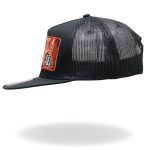 Hot Leathers GSH1020 Black ‘Back Off Bone Finger’ Snap Back Hat - Image 3