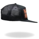Hot Leathers GSH1020 Black ‘Back Off Bone Finger’ Snap Back Hat - Image 5