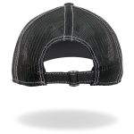 Hot Leathers GSH1030 Denim Tattered Flag Trucker Hat - Image 4
