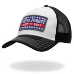 Hot Leathers Black And White Never Forget 9-11 Trucker Hat GSH1047 - Image 2