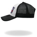 Hot Leathers Black And White Never Forget 9-11 Trucker Hat GSH1047 - Image 3