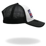 Hot Leathers Black And White Never Forget 9-11 Trucker Hat GSH1047 - Image 5