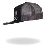 Hot Leathers GSH2004 Flag Skull Snap Back Ball Hat - Image 3