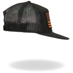 Hot Leathers GSH2009 Orange USA Flag Snapback Hat - Image 5