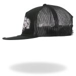 Hot leathers Black 5 Skulls Straight Snapback Hat GSH2034 - Image 3