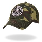 Hot Leathers GSH3001 2nd Amendment Washed Camo Ball Cap - Image 2