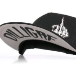 Hot Leathers Black Skeleton Hand DILLIGAF Snapback Hat GSH4007 - Image 8