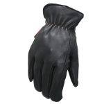 Hot Leathers GVD2004 Uni-Sex ‘Red and Black Flannel Lined’ Deer Skin Leather Gloves - Image 5