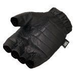 Hot Leathers GVM1016 Unlined Fingerless Vented Leather Gloves with Padded Gel Palm - Image 2